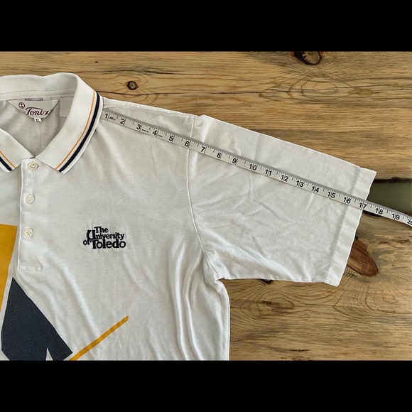 S🅾️LD. Vintage Tonix University Of Toledo Golf Tennis Polo Shirt - Picture 8 of 9